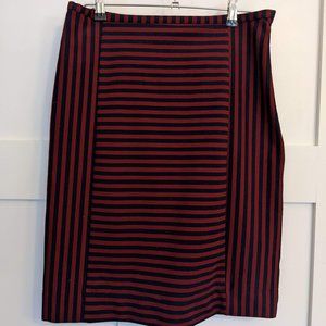 Striped Pencil Skirt sz 8